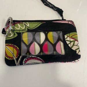 Vera Bradley Purple Punch key chain Chang e purse